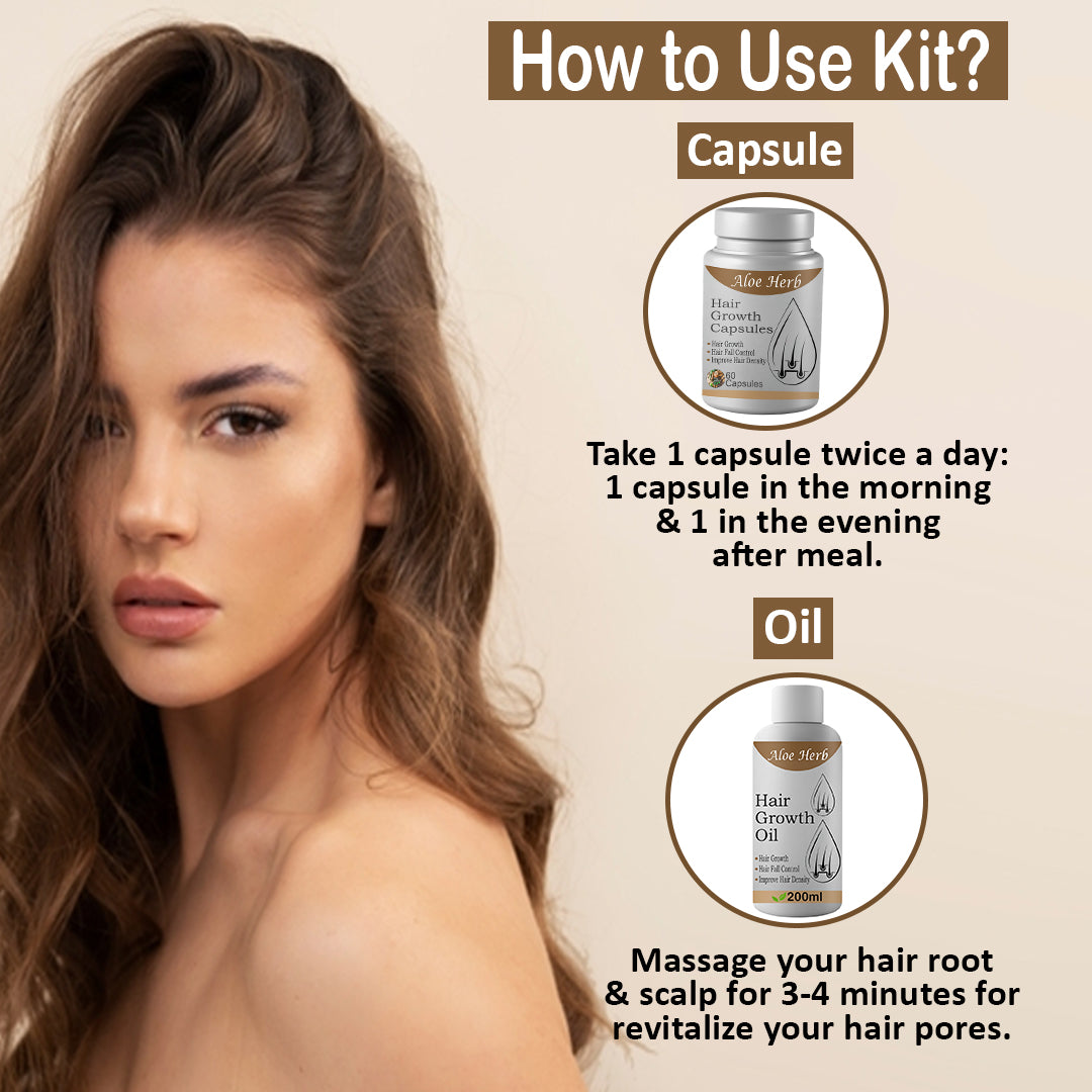 Aloe Herb- Hair Growth Combo