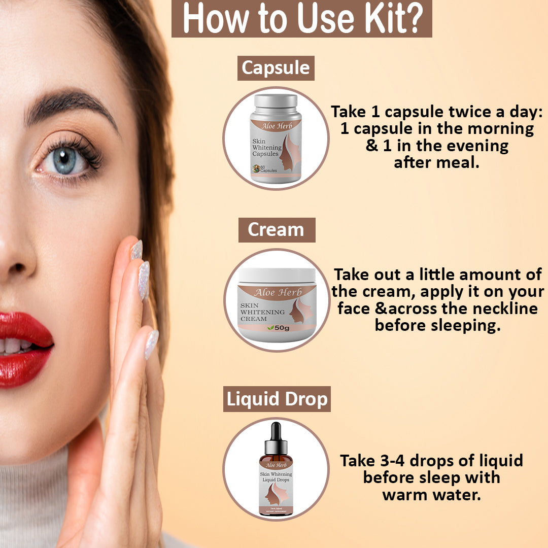 Aloe Herb- Skin Whitening Kit