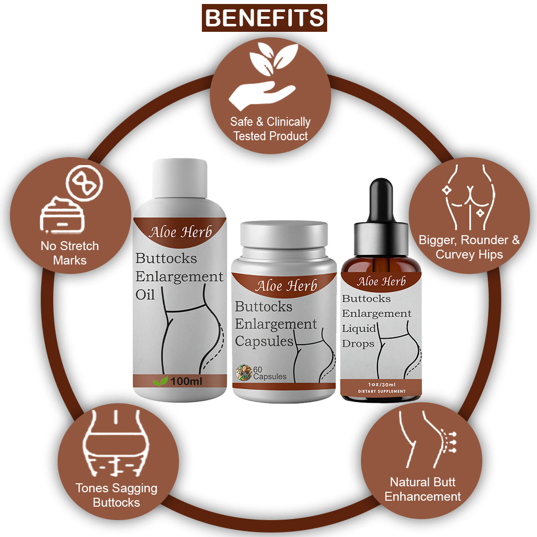 Buttocks Reduction Kit- Reduce hips size naturally 