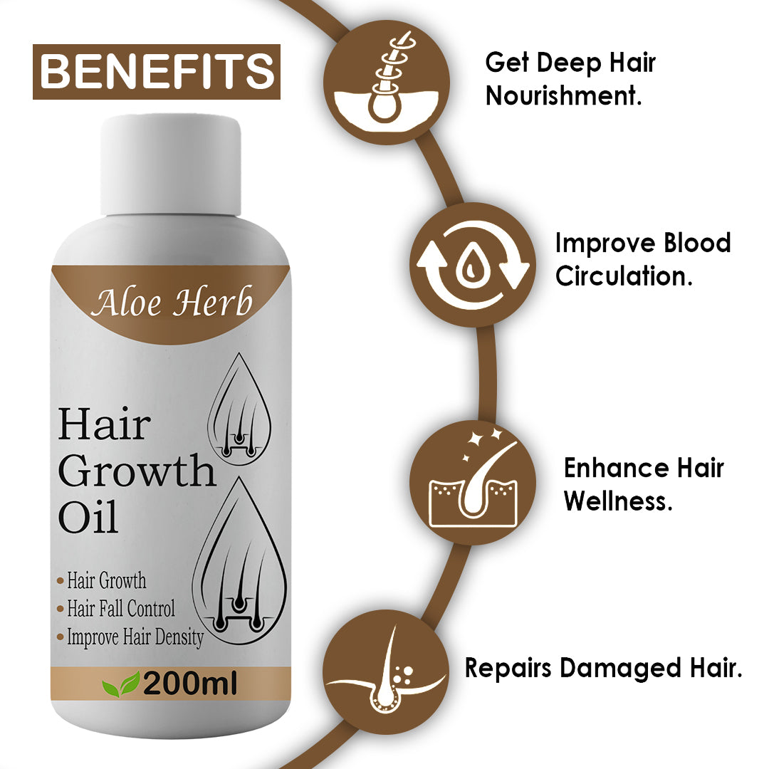Aloe Herb- Hair Growth Oil