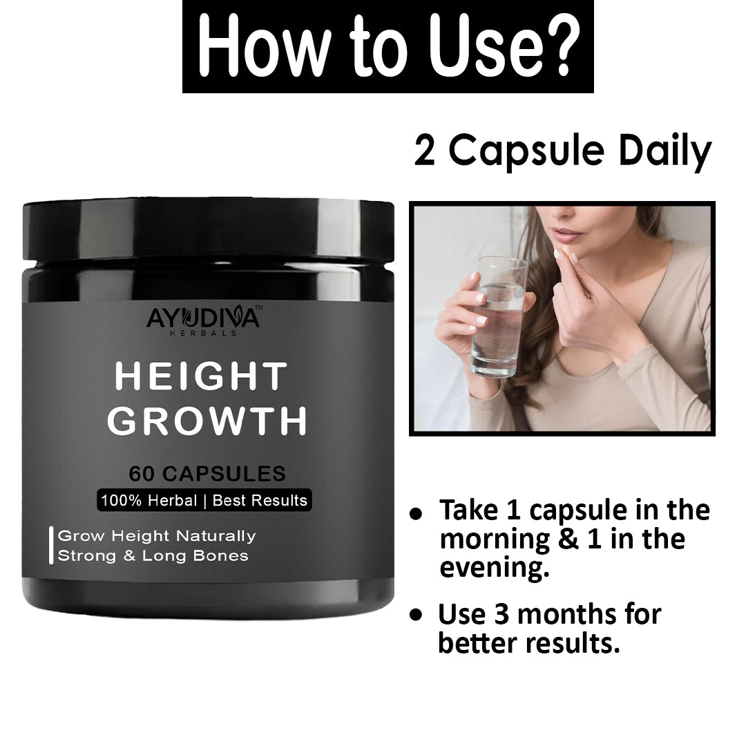 Height Growth Capsules To Increase Height