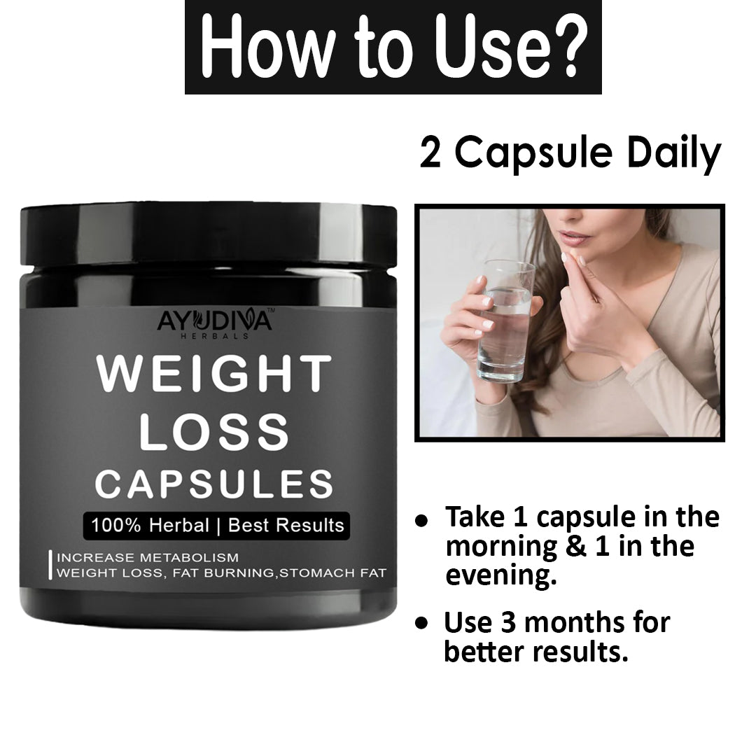 Weight Loss Capsules To Lose Weight & Burn Fat