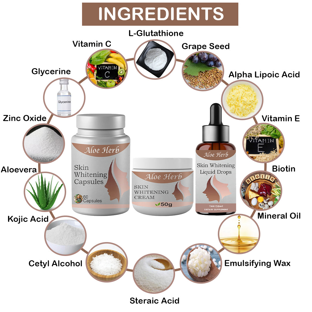 Aloe Herb- Skin Whitening Kit